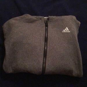 Adidas dark gray jacket
